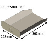 ECIR22ARRT013 Parkray LEFT Ashpan  |  Aspect 80B